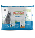 Almo Nature Functional Holistix Sterilised Multipack with Cod and Chicken - мултиопаковка паучове за котка с треска и пилешко месо 6 х 70 гр