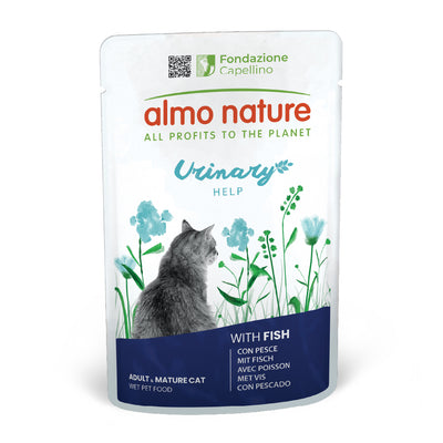 Almo Nature Holistic Functional Urinary with Fish - пауч за котки с уринарни проблеми с риба 70 гр