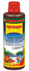 Sera - Ciprinopur - осигурява пълноценна защита на Вашите езерни риби 250 мл.