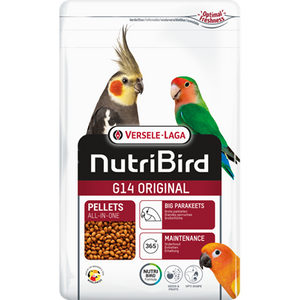 Versele Laga Nutribird G14 Original - пълноценна екструдирана храна за средни папагали 1 кг