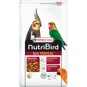 Versele Laga Nutribird G14 Tropical - пълноценна храна за средни папагали 1 кг