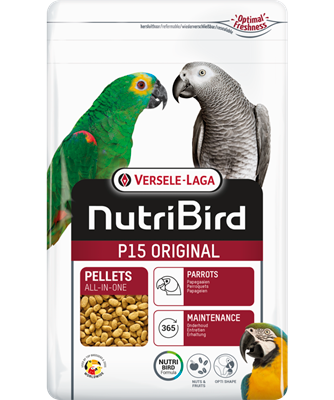 Versele Laga Nutribird Р15 Original - пълноценна екструдирана храна за големи папагали