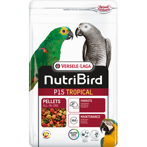 Versele Laga Nutribird Р15 Tropical - пълноценна екструдирана храна за големи папагали
