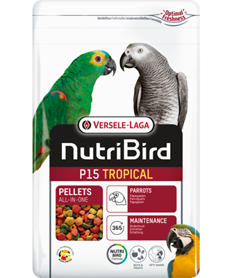 Versele Laga Nutribird Р15 Tropical - пълноценна екструдирана храна за големи папагали