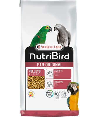 Versele Laga Nutribird Р19 Original - пълноценна екструдирана храна за големи папагали