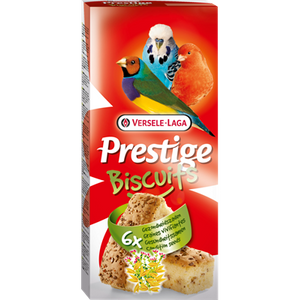 Versele Laga Prestige Biscuits Fruit - вкусни бисквитки с плодове, за малки птички 70 гр