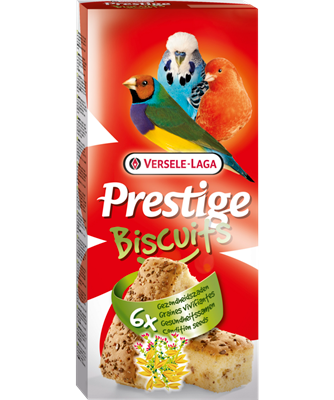 Versele Laga Prestige Biscuits Fruit - вкусни бисквитки с плодове, за малки птички 70 гр