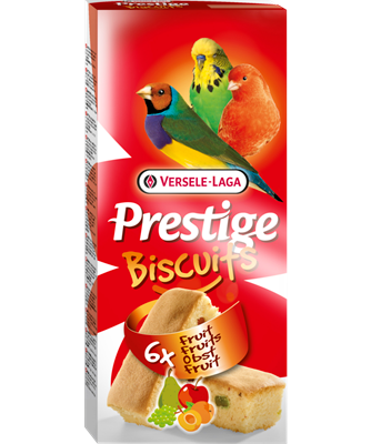 Versele Laga Prestige Biscuits Fruit - вкусни бисквитки с плодове, за малки птички 70 гр
