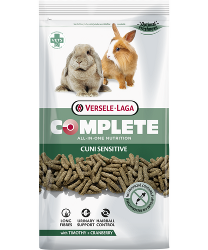 Versele Laga Complete Cuni Sensitive - за зайчета с намалена физическа активност