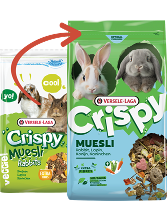 Versele Laga Crispy Muesli Rabbit - complete food for dwarf rabbits