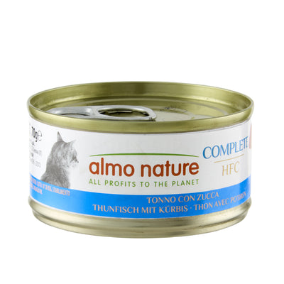 Almo Nature HFC Complete with Tuna and Pumpkin - консерва за котки с риба тон и тиква 70 гр