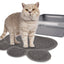 Flamingo Cat litter tray mat Pitou Matti - килимче за тоалетна, сиво