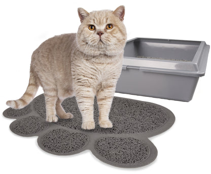 Flamingo Cat litter tray mat Pitou Matti - килимче за тоалетна, сиво