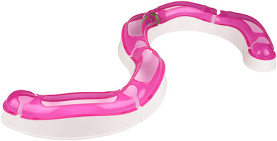 Flamingo Toy Moggy with ball Pink & White - котешка играчка