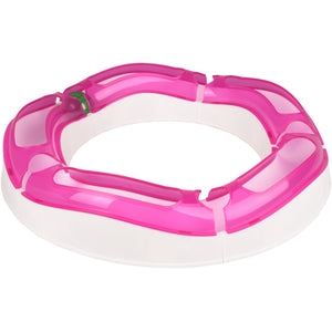 Flamingo Toy Moggy with ball Pink & White - котешка играчка