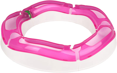 Flamingo Toy Moggy with ball Pink & White - котешка играчка
