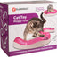 Flamingo Toy Moggy with ball Pink & White - котешка играчка