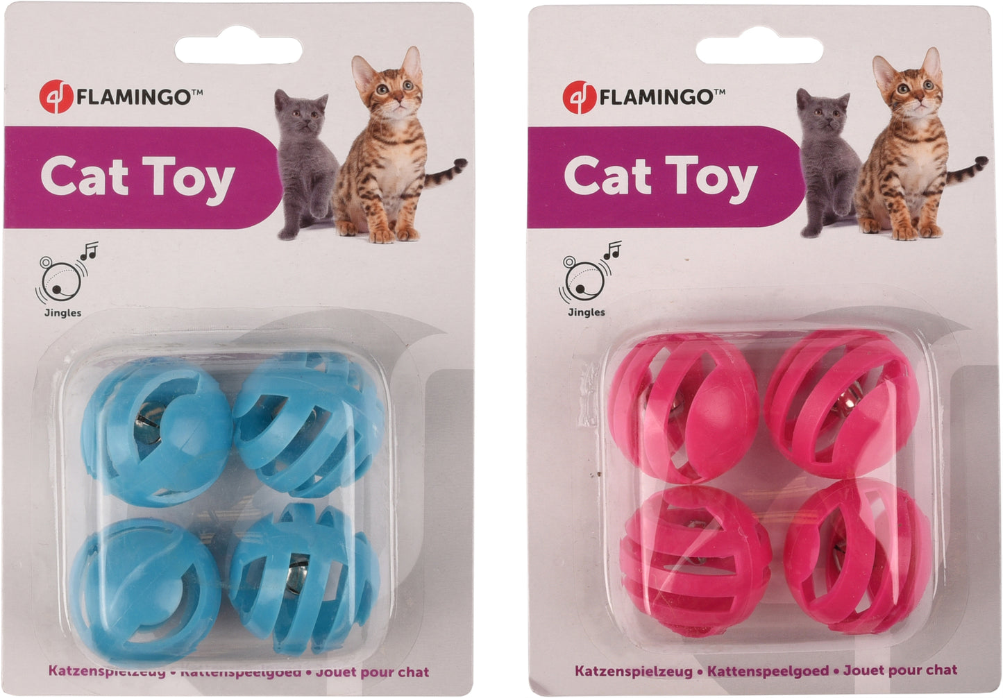 Flamingo Edin Ball - играчка за котка 3,9 см