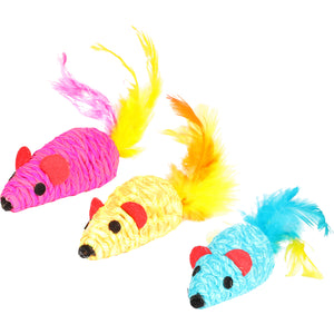 Flamingo Shuka Mouse Feather - играчка за котки 7,8 см