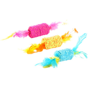 Flamingo Shuka Roll Feather - играчка за котка 5 см