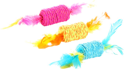 Flamingo Shuka Roll Feather - играчка за котка 5 см
