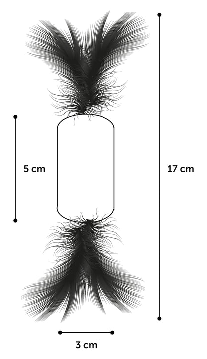 Flamingo Shuka Roll Feather - играчка за котка 5 см