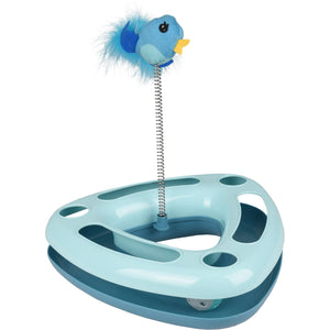 Flamingo Toy Felicia Ball Тrack with Ball Turquoise - играчка за котки