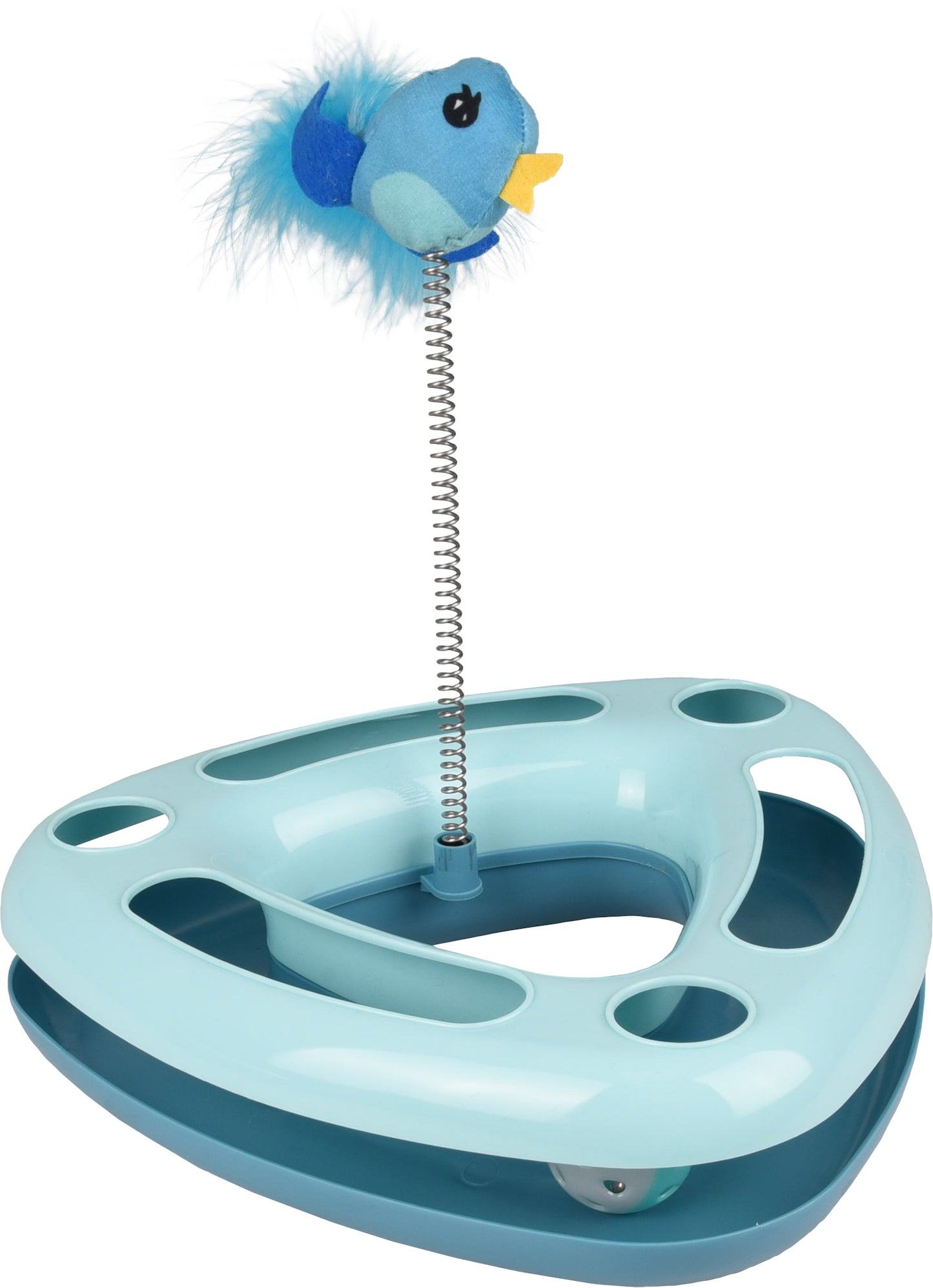 Flamingo Toy Felicia Ball Тrack with Ball Turquoise - играчка за котки