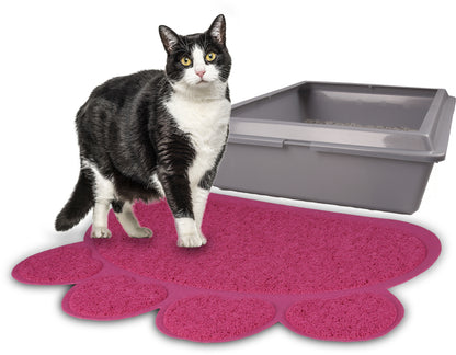 Flamingo Cat litter Tray Mat Pitou Matti - килимче за тоалетна, розово