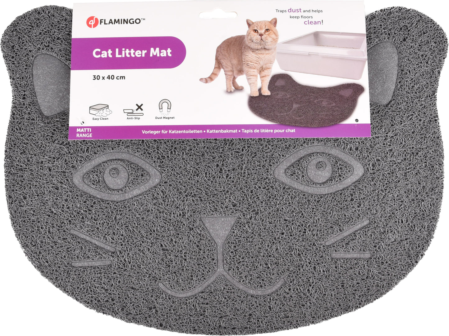 Flamingo Cat litter tray mat Zelda Matti - килимче за тоалетна 30/40 см