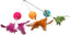 Flamingo Glitty Dangler with ball - въдица за котки 42 см