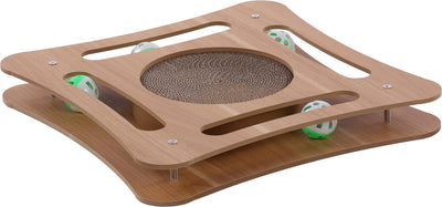 Flamingo Scratching toy Densi Square with Ball Brown - котешка драскалка 35 / 35 / 4,5 см
