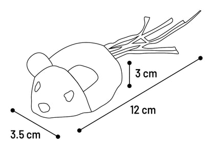 Flamingo Karo mouse - играчка за котка 12 см
