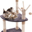Flamingo Scratching Tree Kira Grey - котешка катерушка 70 / 58 / 91 см