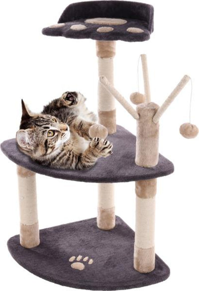 Flamingo Scratching Tree Kira Grey - котешка катерушка 70 / 58 / 91 см
