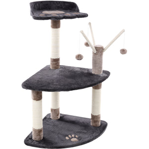 Flamingo Scratching Tree Kira Grey - котешка катерушка 70 / 58 / 91 см