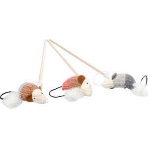 Flamingo Blaro dangler with mouse - въдица за котки 45 см