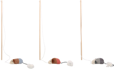 Flamingo Blaro dangler with mouse - въдица за котки 45 см