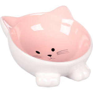 Flamingo Feeding and Drinking bowl Puzi - купичка за котки, розова, 125 мл