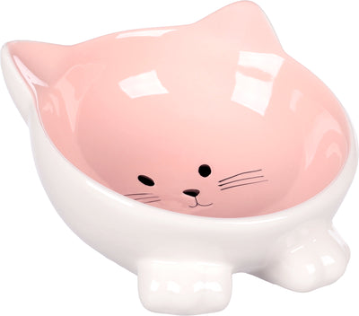Flamingo Feeding and Drinking bowl Puzi - купичка за котки, розова, 125 мл