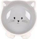 Flamingo Feeding and Drinking Bowl Puzi - купичка за котки, сива, 125 мл