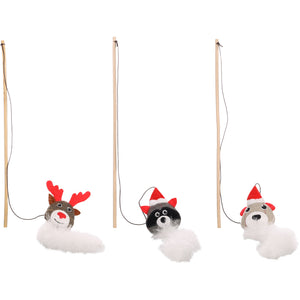 Flamingo Christmas Toy Drida - въдица за котки 48 / 55 / 30 см