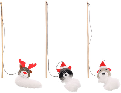 Flamingo Christmas Toy Drida - въдица за котки 48 / 55 / 30 см
