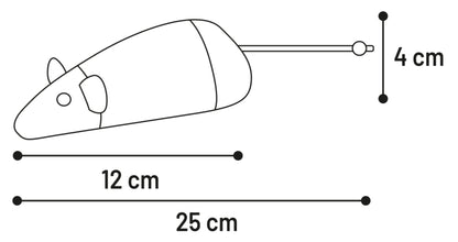 Flamingo Korra Mouse - котешка играчка 12 / 4,7 / 4 см