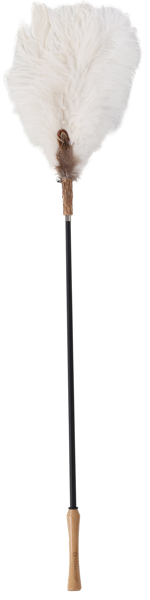 Flamingo Toy Nina Dangler White - въдица за котки 61 - 186 / 36 / 20 см