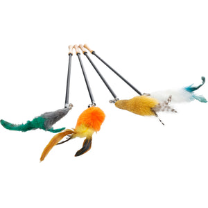 Flamingo Toy Nouk Dangler - въдица за котки 61-142 / 17,5 / 6 см