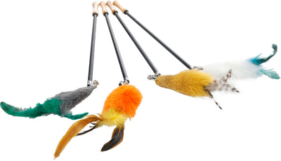 Flamingo Toy Nouk Dangler - въдица за котки 61-142 / 17,5 / 6 см