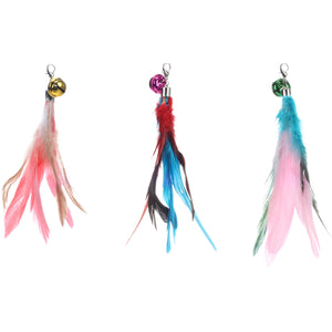 Flamingo Toy Maud Feather for Dangler - висулка за въдица за котки 20 / 12 / 5 см