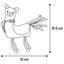 Flamingo Toy Robla Alpaca - играчка за котки 10 / 3,3 / 15,5 см
