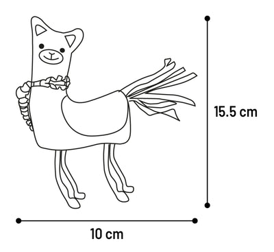 Flamingo Toy Robla Alpaca - играчка за котки 10 / 3,3 / 15,5 см